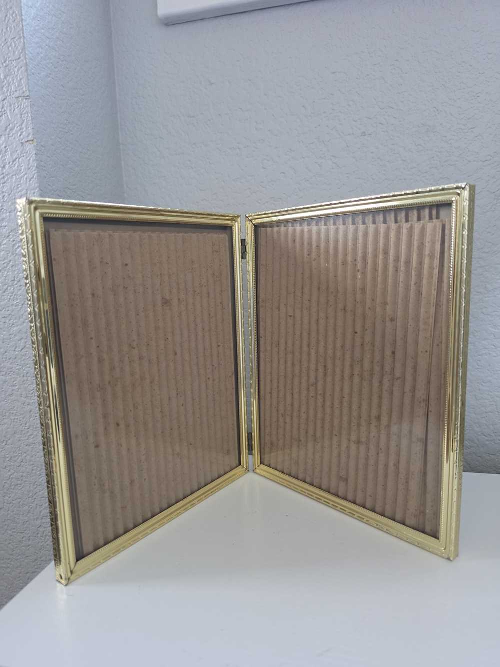 Gold Double Photo Frame - 8 X 10